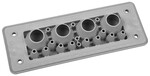 Przepust wielootworowy MH24 F19-1 IP66 RAL7035 szary, wersja UL94 V-0