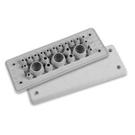 Przepust wielootworowy MH24 F22-1 IP66 RAL 7035 szary, wersja UL94 V-0