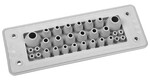 Przepust wielootworowy MH24 F30-2 IP66 RAL7035 szary, wersja UL94 V-0