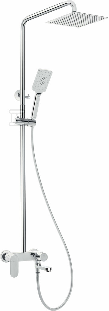 CASCADA chrome alpinia rain shower with - NAC_01AM