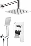 CASCADA chrome Alpinia concealed shower set