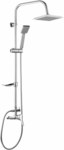 NEO JOKO square chrome shower head 1-function with a mixer tap - new