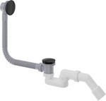 Сифон для ванни click-clack, nero