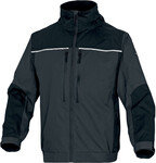 Легка вітрівка з поліаміду з поліуретановим покриттям Сіро-чорний S