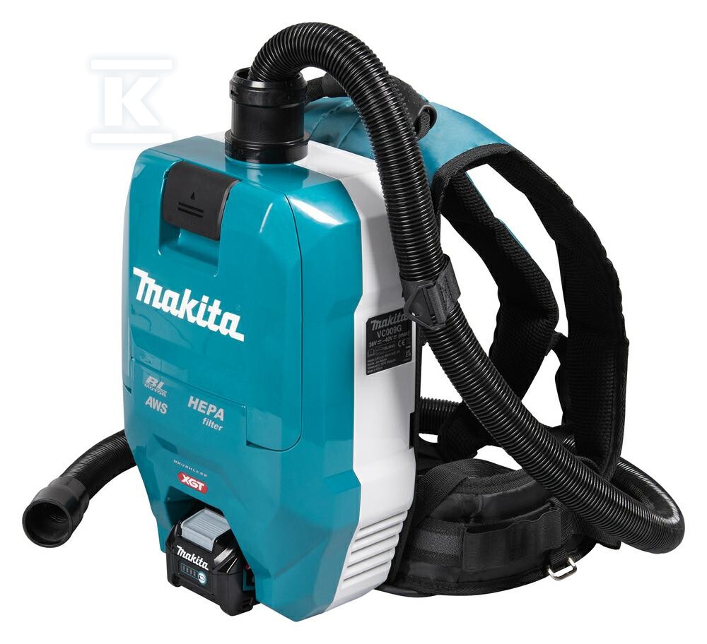 Рюкзачний пилосос XGT 40Vmax bldc, AWS - VC009GZ01