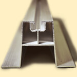 Алюмінієвий профіль 90445 L=330 трапецієподібний міст H60 з ущільнювачем EPDM