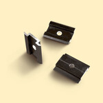 Хомут (затискач) середній L=50mm fi 8mm /01096/ анод чорний