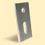Adapter aluminiowy 40x80x5
