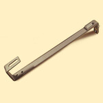 Hak "S" L=450 gatunek stali 1.4016 regulowany