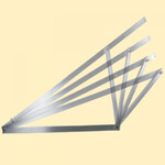 Монтажний трикутник, регульований 15-30° вертикаль - 1500x580x1050