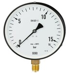 Промисловий манометр 111.22 для вимірювання тиску рідин і газів із температурою до 200 °C, 0 bar-6 bar