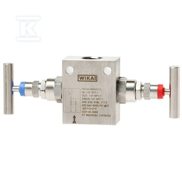 Zawór odcinający IV20, G 1/2 wewnętrzny - 48760435