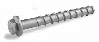 Гвинт по бетону, загартований - R-HLX-10X120-HF-ZF