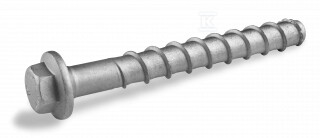Wkręt do betonu hartowany indukcyjnie, - R-HLX-10X180-HF-ZF