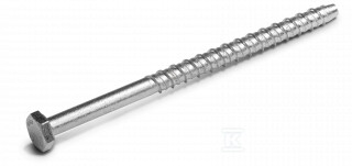 Wkręt do betonu M8 9,9x90 mm, łeb - R-LX-08X090-H-ZP