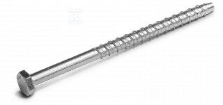 Wkręt do betonu M8 9,9x150 mm, łeb - R-LX-08X150-H-ZP