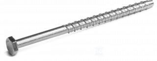 Wkręt do betonu M10 12,4x75 mm, łeb - R-LX-10X075-H-ZP