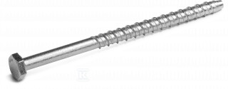 Wkręt do betonu M10 12,4x140 mm, łeb - R-LX-10X140-H-ZP