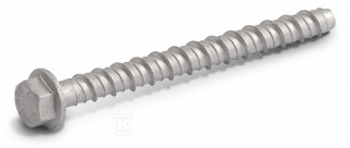 Wkręt do betonu M14 17,4x115 mm, łeb - R-LX-14X115-HF-ZP