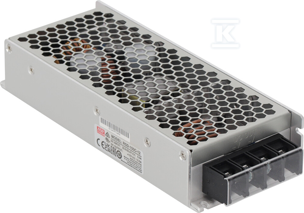 Przetwornica DC/DC RSD 12V/150W/12,5A - RSD-150C-12