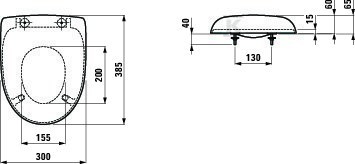 Antibacterial slow-close toilet seat - H8910313000001