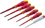 Wkrętaki elektrotechniczne 6 elem. STALCO S-12445
