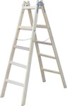 Drabina malarska dwustronna 2x9 stopni drewniana STALCO S-40603