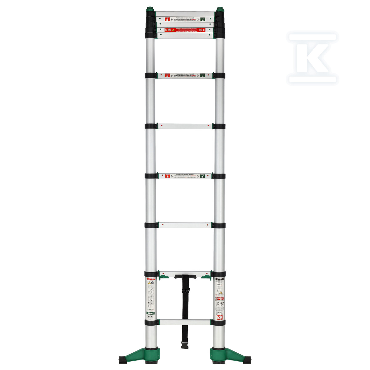 Drabina teleskopowa 11 stopni - - S-40614