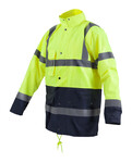 Kurtka ocieplana ostrzegawcza męska FLASH 5in1 żółty XL STALCO S-44182