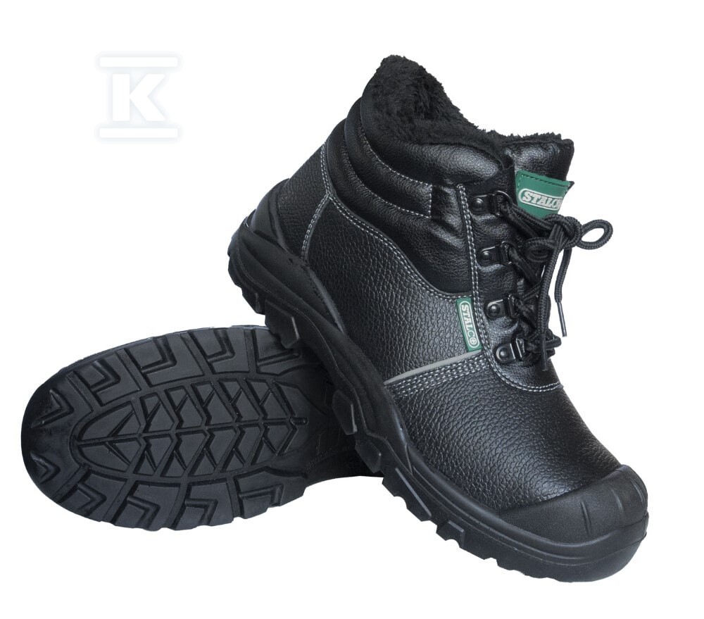 Trzewik skórzany ocieplany THURO HIGH - S-44346