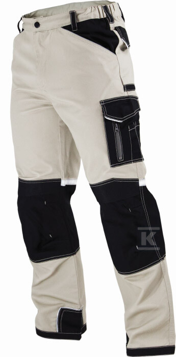 Spodnie robocze SUMMER LINE beżowy LS - S-44587