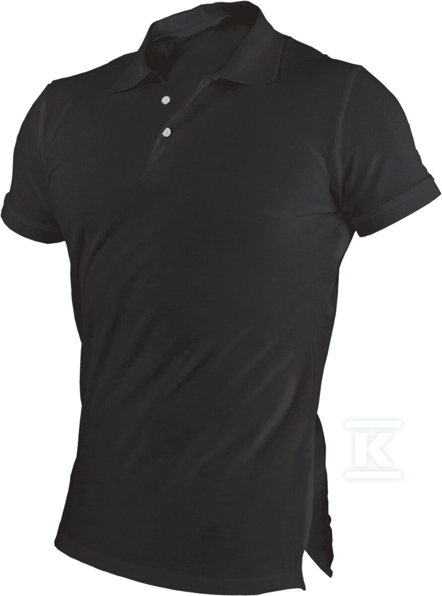 Koszulka polo męska GARU czarny XL - S-44646