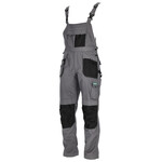 Spodnie ogrodniczki BASIC LINE szary S STALCO S-47864