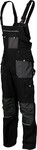 Spodnie ogrodniczki BASIC LINE czarny 3XL STALCO S-51038