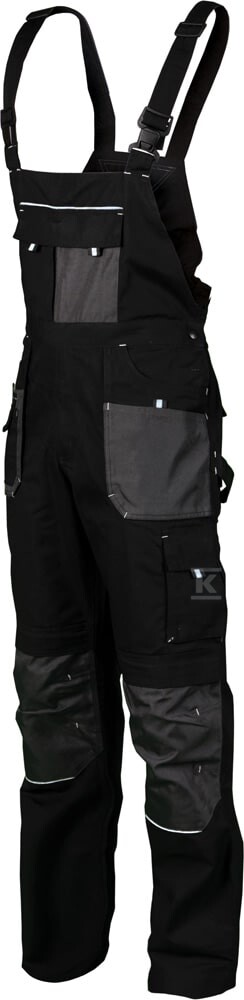 Spodnie ogrodniczki BASIC LINE czarny - S-51040
