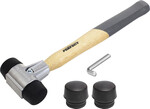 Młotek brukarski 30 gumowy zestaw 4elem. STALCO PERFECT S-69249