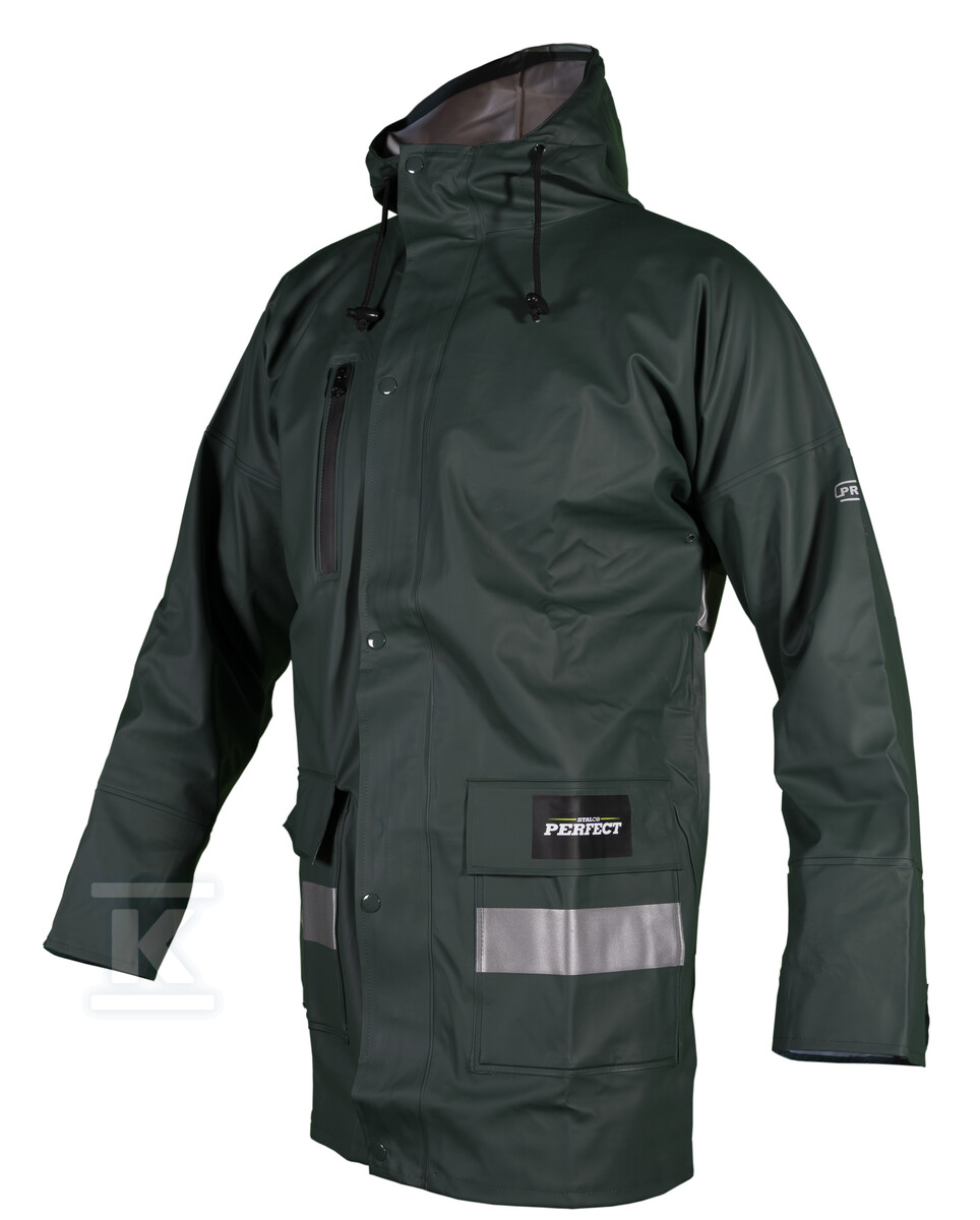 Kurtka przeciwdeszczowa AQUA J zielony - S-78146