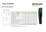 Spodnie przeciwdeszczowe AQUA T zielony M STALCO PERFECT S-78148