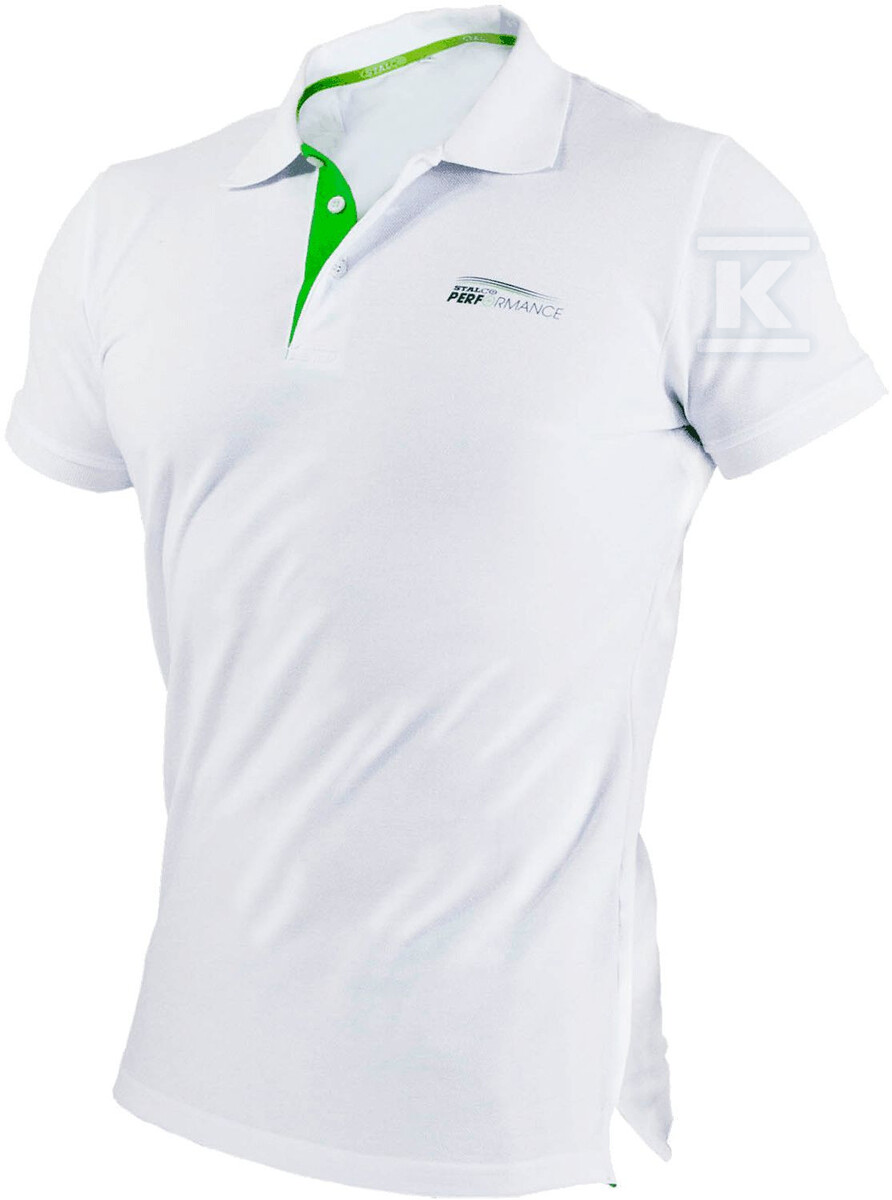 Koszulka polo męska NATURE M biały S - S-78555