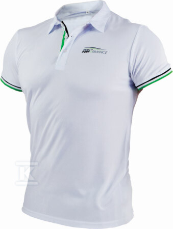 Koszulka polo męska ONE M biały M - S-78597