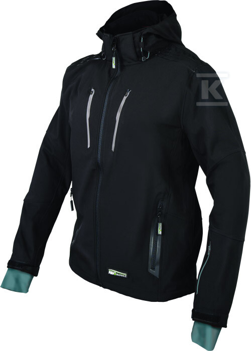 Kurtka softshell męska JUST czarny 2XL - S-78600
