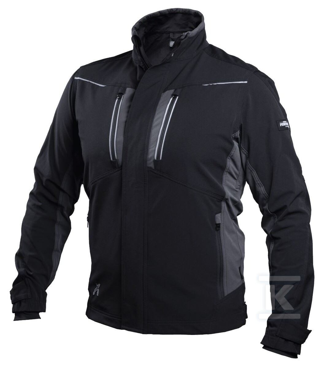 Bluza robocza STRETCH LINE czarny 2XL - S-79256