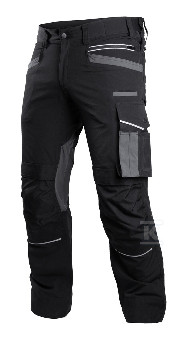 Spodnie robocze STRETCH LINE czarny 2XL - S090179271