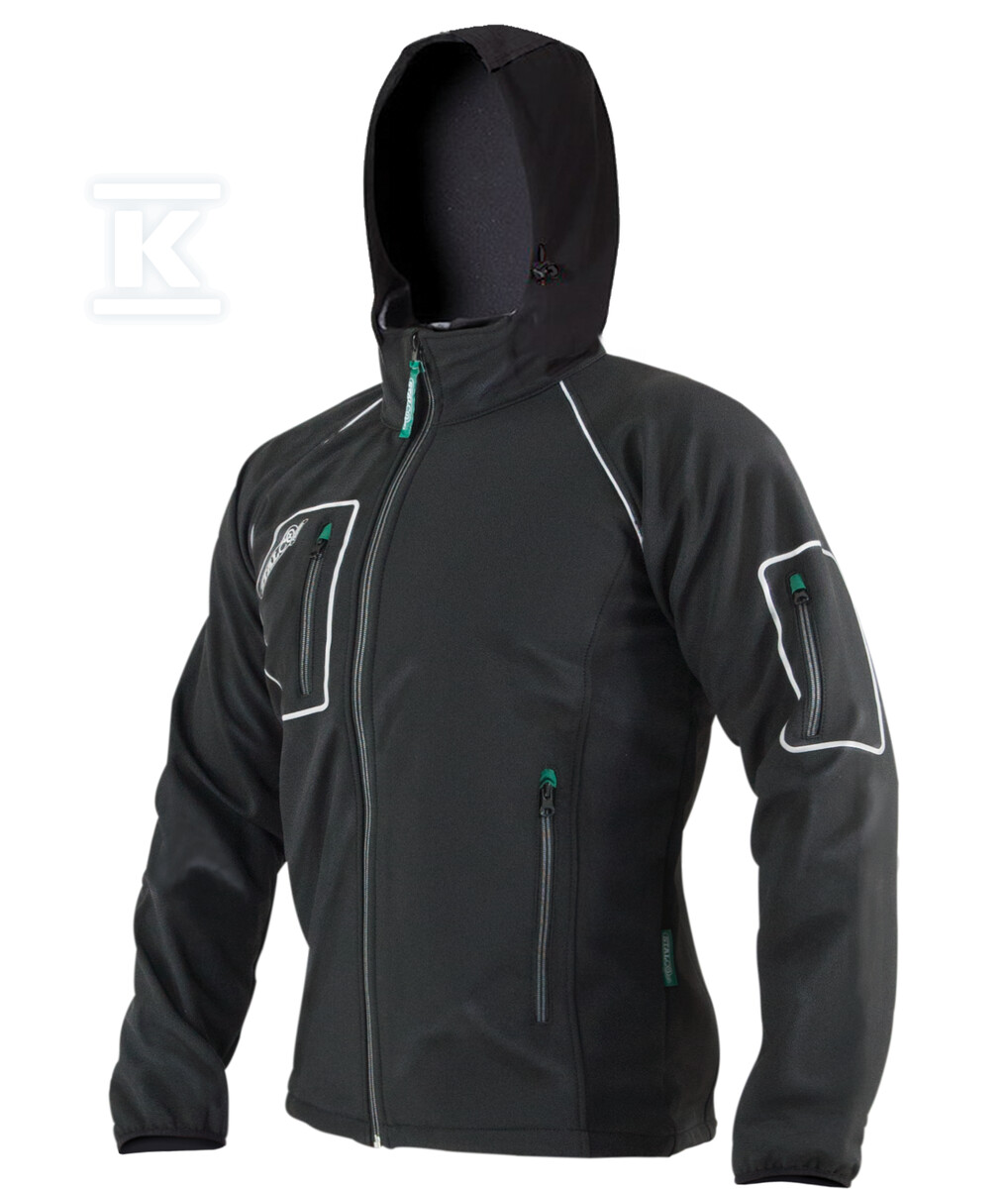 Kurtka softshell męska PHOENIX czarny S - S090744011