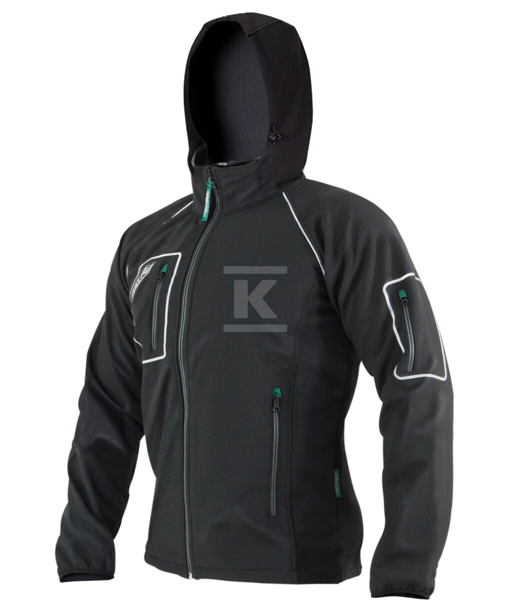 Kurtka softshell męska PHOENIX czarny M - S090744013
