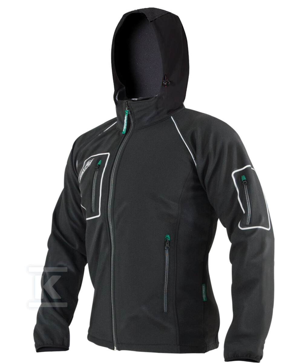 Kurtka softshell męska PHOENIX czarny - S090744019