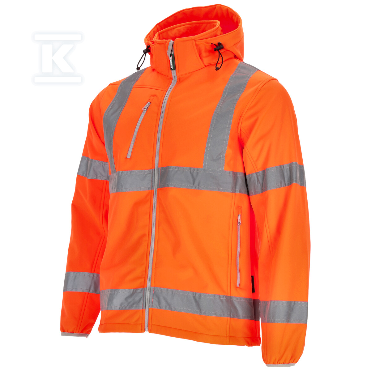 Kurtka softshell ostrzegawcza męska - S090744041