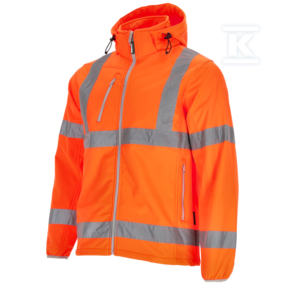 Kurtka softshell ostrzegawcza męska - S090744045