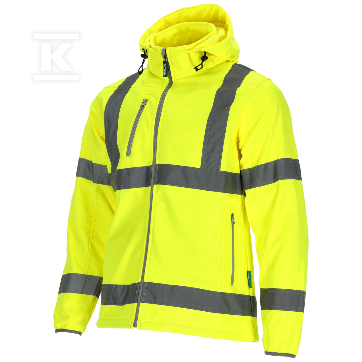 Kurtka softshell ostrzegawcza męska - S090744046