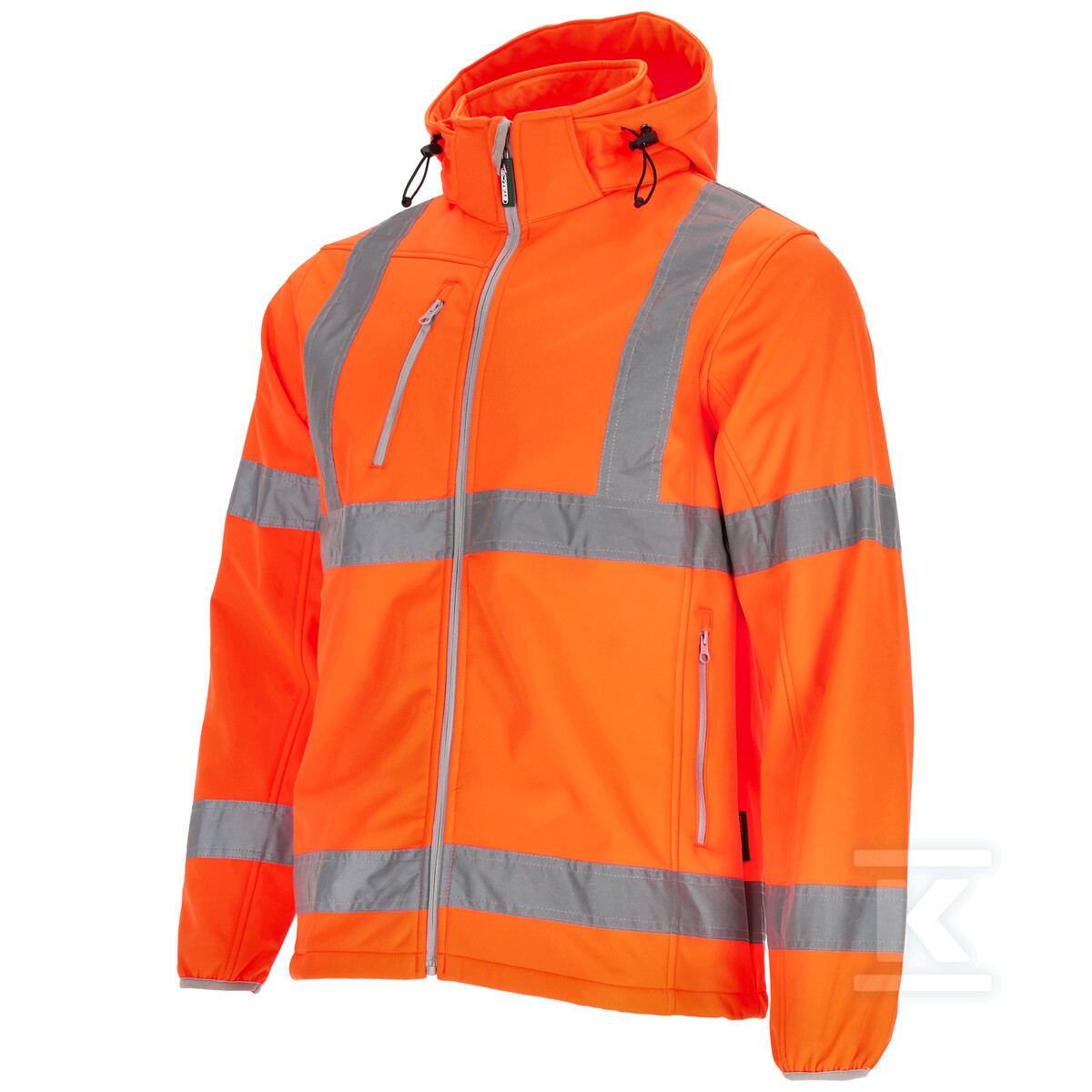 Kurtka softshell ostrzegawcza męska - S090744049